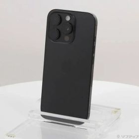 〔中古品〕 iPhone16 Pro 128GB ブラックチタニウム MYMV3J／A SIMフリー【377】