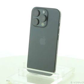 〔中古品〕 iPhone16 Pro 256GB ブラックチタニウム MYN03J／A SIMフリー【377】