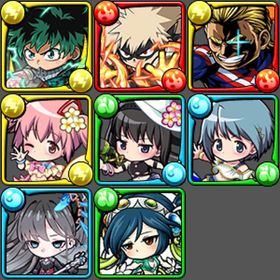 【初期アカウント】虹結晶2900 緑谷出久＋爆豪勝己＋オールマイト＋水着まどか＋ロスト＋シンラ | ポコダン(ポコロンダンジョンズ)のアカウントデータ、RMTの販売・買取一覧