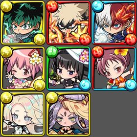 【初期アカウント】虹結晶3500 緑谷出久＋轟焦凍＋爆豪勝己＋水着まどか＋水着ほむら等 | ポコダン(ポコロンダンジョンズ)のアカウントデータ、RMTの販売・買取一覧