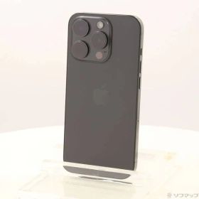 〔中古品〕 iPhone15 Pro 512GB ブラックチタニウム MTUH3J／A SIMフリー【377】