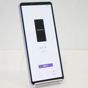 スマートフォン 本体 Xperia 10 V SOG11 SONY au SIMフリー 残債なし 128GB パープル