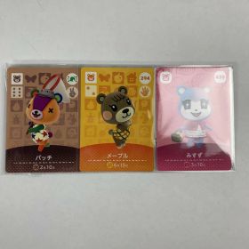 【中古美品】 どうぶつの森 amiiboカード パッチ No.294 メープル No.430 みすず アミーボ 023-251129-io-04-fuz 万代Net店