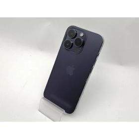 【中古】Apple 国内版 【SIMフリー】 iPhone 14 Pro 256GB ディープパープル MQ1E3J/A【新宿東口】保証期間1ヶ月【ランクC】