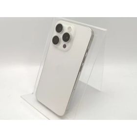 【中古】Apple 国内版 【SIMフリー】 iPhone 15 Pro 128GB ホワイトチタニウム MTU83J/A【高崎モントレー】保証期間1ヶ月【ランクB】