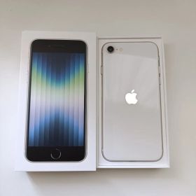 新品バッテリー iPhone SE 第3世代 64GB スターライト 100%
