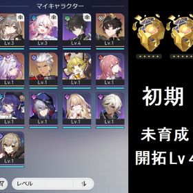 【初期アカ】 キャストリス など | 崩壊スターレイル(崩スタ)のアカウントデータ、RMTの販売・買取一覧