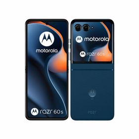 モトローラ(Motorola)のmotorola razr 60s SoftBank ネイビー(スマートフォン本体)