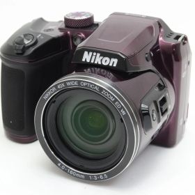 AB (良品) Nikon ニコン COOLPIX B500 プラム 初期不良返品無料 11-65