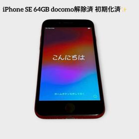 iPhone SE 64GB docomo解除済 初期化済✨81%
