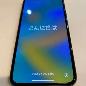 Apple iPhone X スペースグレー64GB 本体 92%