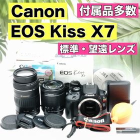 キヤノン(Canon)の✨すぐ使える✨Canon EOS Kiss X7 一眼レフカメラ スマホ転送(デジタル一眼)