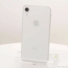〔中古品〕 iPhoneXR 64GB ホワイト MT032J／A SIMフリー【349】
