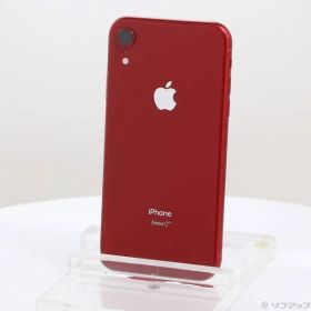 〔中古品〕 iPhoneXR 64GB プロダクトレッド MT062J／A SIMフリー【262】