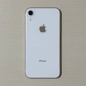 iPhoneXR 64GB ホワイト SIMフリー バッテリー最大容量85%