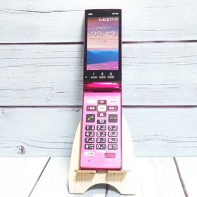 au 京セラ かんたんケータイ KYF38 ワインレッド 345