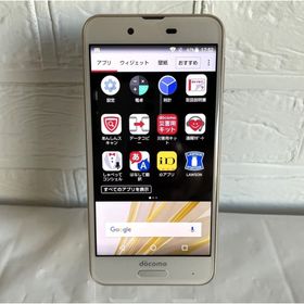 シャープ(SHARP)のシャープ AQUOS sense SH-01K 32GB SIMフリー ゴールド(スマートフォン本体)