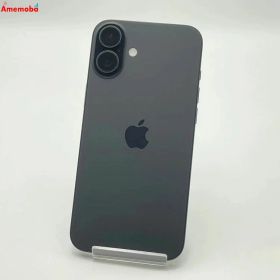 【中古】iPhone16 Plus 256GB ブラック MXVG3J/A Apple版SIMフリー 美品