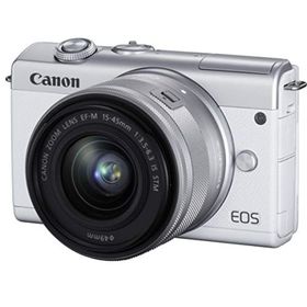 Canon ミラーレス一眼カメラ EOS M200 標準ズームキット ホワイト EOSM200WH-1545ISSTMLK(その他)