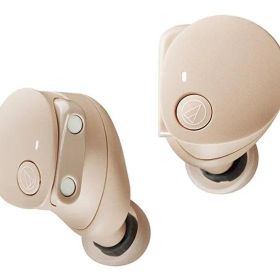 【新品・4営業日で発送】audio-techinca ATHCKS50TW2BG 完全ワイヤレスイヤホン ベージュ ATH-CKS50TW2BG ワイヤレス(左右分離) ／ノイズキャンセリング対応 ...