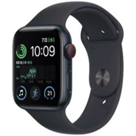 【中古】Apple(アップル) Apple Watch SE 第2世代 GPS + Cellular 44mm ミッドナイトアルミニウムケース バンド無し 【258-ud】