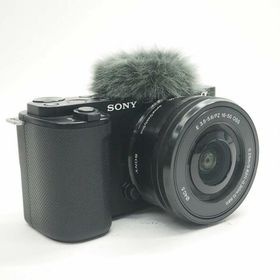 ソニー(SONY)の【中古】(ソニー) SONY VLOGCAM ZV-E10+E16-50 PZ ブラック(コンパクトデジタルカメラ)