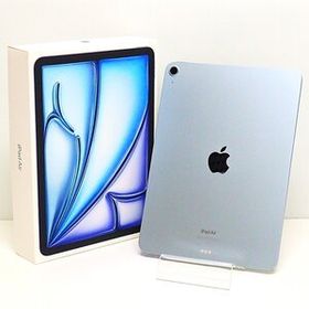 【美品】Apple ipad Air(M2) 2024 Wi-Fiモデル 11インチ 128GB ブルー バッテリー最大容量100% アップル アイパッド タブレット ○