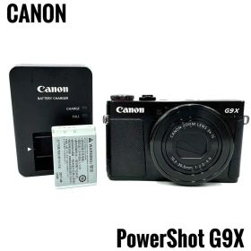 美品 Canon キャノン PowerShot G9X コンデジ ブラック