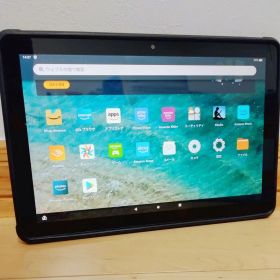 美品 Fire HD 10 PLUS 現行版 グレー カバー付き