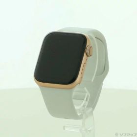 【中古】Apple(アップル) Apple Watch Series 5 GPS + Cellular 40mm ゴールドアルミニウムケース ホワイトスポーツバンド 【368-ud】