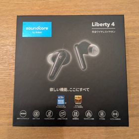 サウンドコア(soundcore)のsoundcore LIBERTY 4 完全ワイヤレスイヤホン MIDNIGH…(ヘッドフォン/イヤフォン)