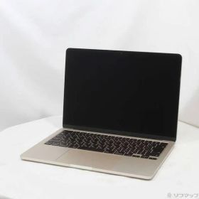 〔中古品〕 MacBook Air 13.6-inch Late-2024 MC8P4J／A Apple M3 8コアCPU_10コアGPU 24GB SSD1TB スターライト 〔15.7 Sequoia〕【262】