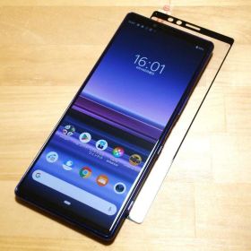 傷少XPERIA 1 802SO(PR)液晶保護ガラス付き SIMロック解除済