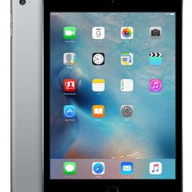 iPad mini4 Wi-Fi+Cellular 16GB (au/スペースグレイ) [MK6Y2J/A](状態：本体のみ/本体状態難) タブレット端末