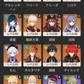 引退垢 星4キャラはイアンサ以外所持 全キャラ高レベル⤴︎︎︎ | 原神のアカウントデータ、RMTの販売・買取一覧