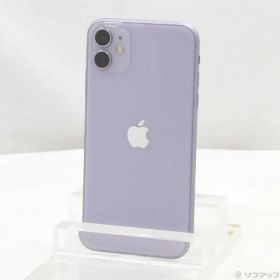 〔中古品〕 iPhone11 64GB パープル MWLX2J／A SIMフリー【269】