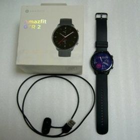 AMAZFIT GTR2 ブラック 1.39AMOLED GPS 心拍数 ストレス指数 睡眠モニタリング マイク スピーカー