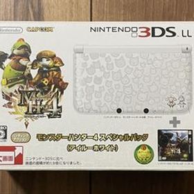 【動作確認済】 ニンテンドー3DS LL アイルーホワイト / モンスターハンター4 スペシャルパック