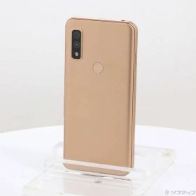 〔中古品〕 arrows We 64GB ローズゴールド FCG01 au SIMフリー【262】