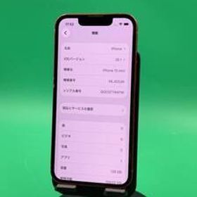 ★バッテリー新品 iPhone 13 mini 128GB SIMフリー 最大容量100% 格安SIM可 Apple MLJG3J/A レッド 中古 新古品 BP6360 R1