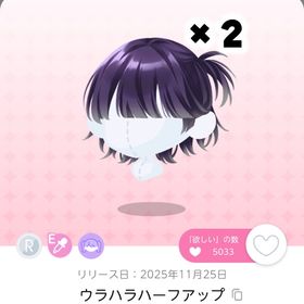 【ウラハラハーフアップ】双子分 | ポケコロツイン(ポケツイ)のアイテム、RMTの販売・買取一覧