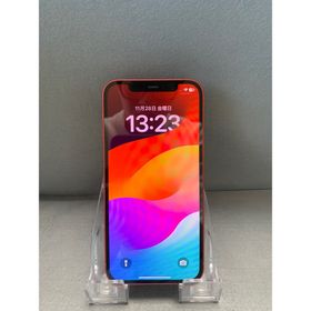 アップル(Apple)の超美品 国内版 SIMフリー iPhone12 64GB レッド色(スマートフォン本体)