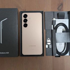 【極美品】Samsung GalaxyS25 本体 ピンクゴールド SIMフリー