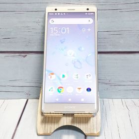 au SOV37 SONY Xperia XZ2 64GB リキッドシルバー ホワイト 125
