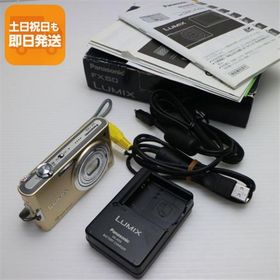 超美品 DMC-FX60 リュクスゴールド 即日発送 Panasonic LUMIX デジカメ 本体 あすつく 土日祝発送OK