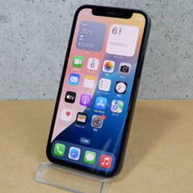 ●Apple/au iPhone 12 mini 256GB ブラック MGDR3J/A [本体のみ/判定○/バッテリ容量87%/SIMロック有]【中古】