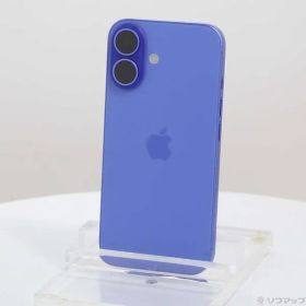 〔中古品〕 iPhone16 128GB ウルトラマリン MYDU3J／A SIMフリー【269】