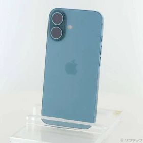 〔中古品〕 iPhone16 256GB ティール MYE13J／A SIMフリー【368】