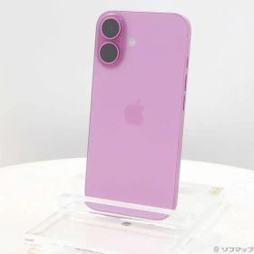 〔中古品〕 iPhone16 256GB ピンク MYDY3J／A SIMフリー【377】