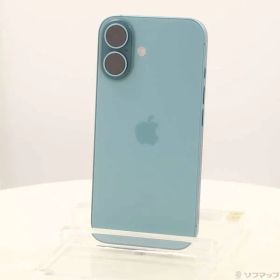 〔中古品〕 iPhone16 256GB ティール MYE13J／A SIMフリー【377】